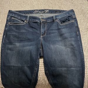 Straight Leg denim Jeans Seven7 size 18 Indigo Blue